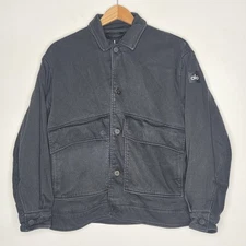 Alo Yoga Unisex one up Jacket Bomber Boxy oversize black size 2XS Denim