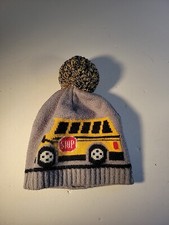 NYGB Kids School Bus Themed Winter Hat Size 6-12 Months