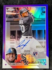 2023 Topps Chrome PURPLE REFRACTOR ROOKIE AUTO Lenyn Sosa 093/250
