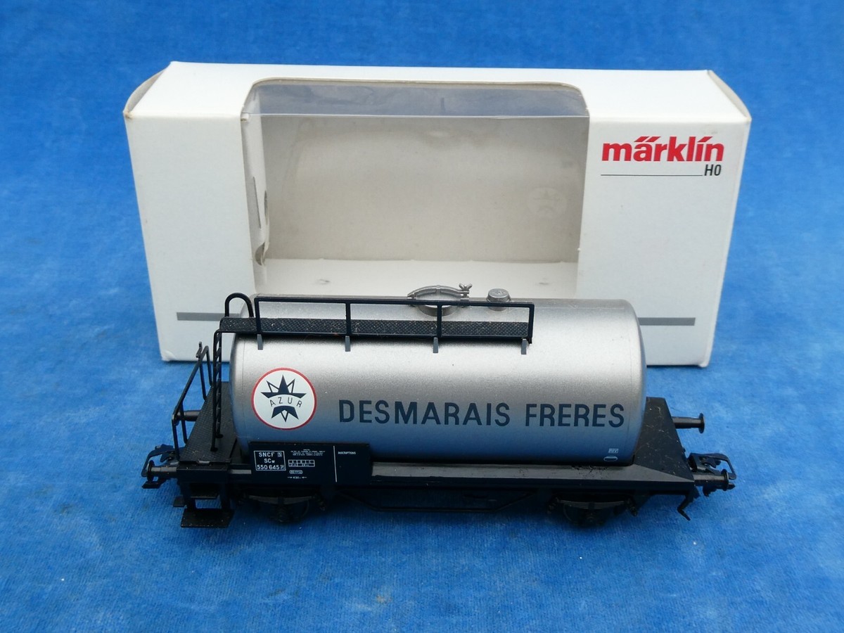 Wagon citerne SNCF DESMARAIS FRÈRES – AZUR – Échelle HO – Très bon état - Jeux & Jouets