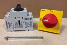 New Schneider Disconnect VLS3P040R1, 5mm Shaft VLSS3005, Rotary Handle VLSH2H5