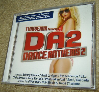 THRIVEMIX PRESENTS DA2 DANCE ANTHEMS 2 CD, NEW AND SEALED, 16 GREAT TRACKS,J.LO