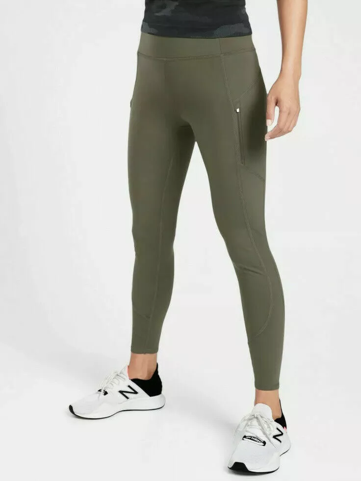 ATHLETA Rainier Tight Legging S Tall ST Forest Green in Plush Supersonic  #487745