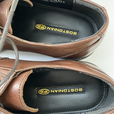 Bostonian No16 Brown Leather Loafer Lace-up 7M | eBay display picture 2