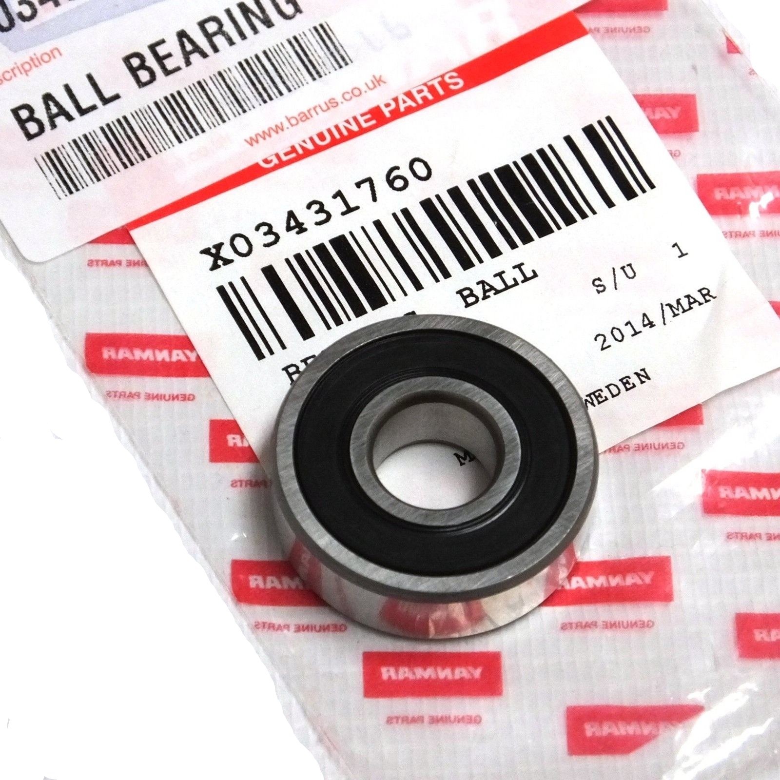 GENUINE YANMAR Water Pump Ball Bearing YM / GMYEU series X03431760