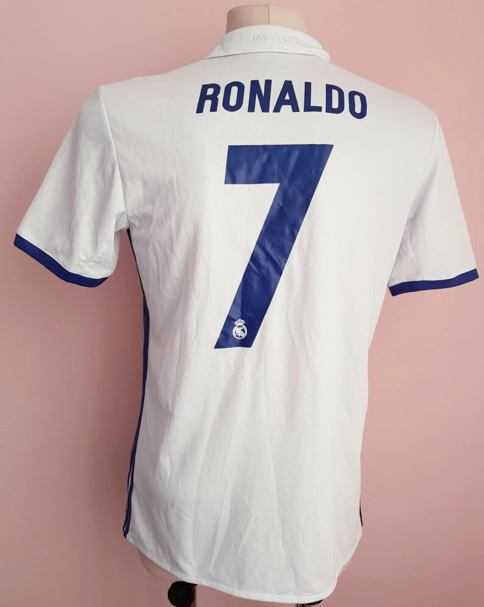 Real Madrid 2016 2017 Home football Adidas shirt 7 Ronaldo
