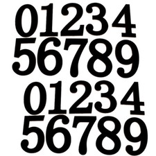 2 Sets Magnetic Letters for Fridge Wooden Black Numbers Math Magnets Child Toy