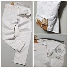 White Slim Straight Leg Jeans — listing 3