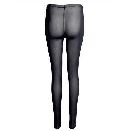 Damen Leggings High Rise Durchscheinend Weich Elastisch Lang Hose Yoga Sport Gym - Picture 27 of 165