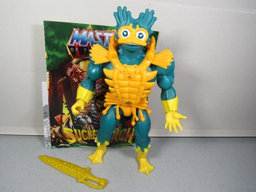 MOTU Masters Of The Universe Origins  MER-MAN - LOP - 100% w/comic