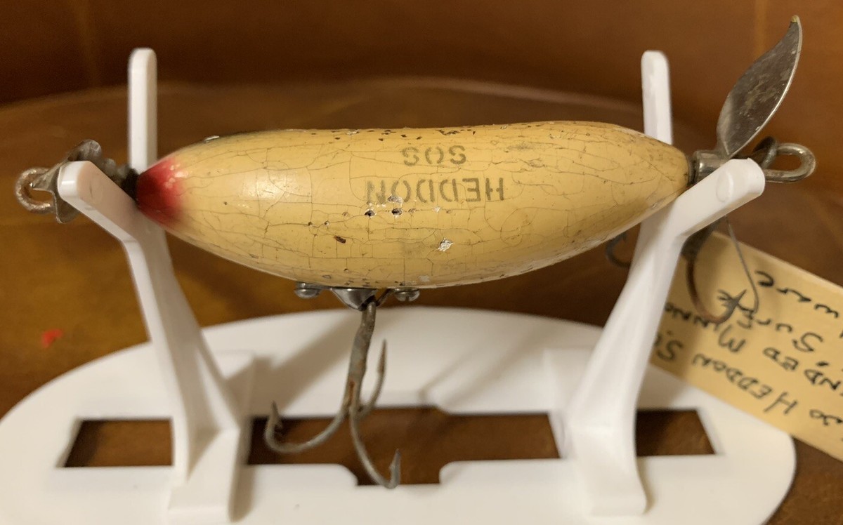 Heddon Wounded Minnow SOS 2 3/4” 1937-45 Vintage Lure | eBay Heddon Wounded Minnow SOS 2 3/4” 1937-45 Vintage Lure | eBay