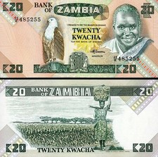 Zambia - 20 Kwacha 1988 Fds - UNC