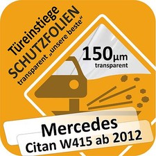 Lackschutzfoie f&uuml;r lMercedes Citan W415 T&uuml;r Einstiege Schweller 