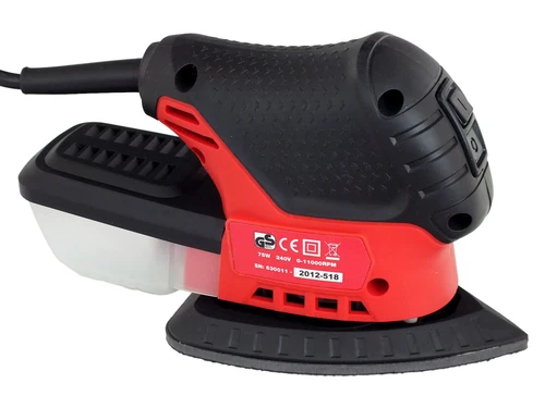 Pro Mini Detail Sander Power 240V 75W + Staubbox + Schleifblätter - Bild 5 von 21