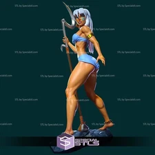 3D Print- Princess Kida Kidagakash  -Grey Or Painted- Custom Resin Statue- NSFW
