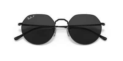 RB3565 JACK 002/GG 53□20 145 3F-0F Ray-Ban Jack Polished Black/Black Polarized 53 mm Sunglasses
