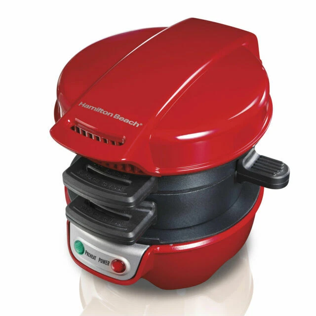 Hamilton Beach Breakfast Sandwich Maker/Pancake Press 25476 Red
Opens in a new window or tab