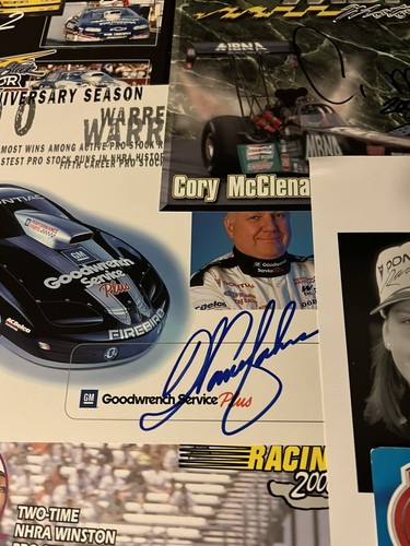28 Autograph Nascar Pro Stock Racing Hand Signed Photos - Picture 9 of 11