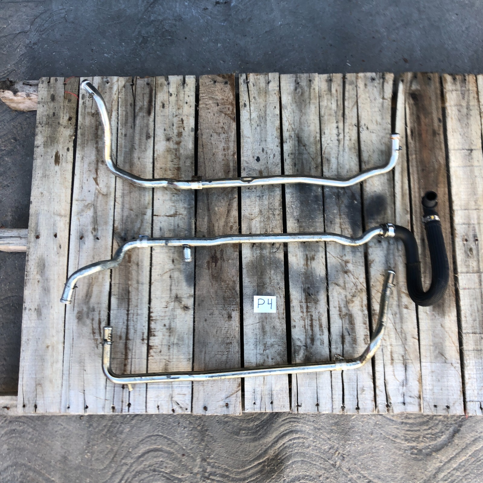 2014 - 2017 Maserati Ghibli 3.0L Engine Coolant Hose Tube Line Set Of 3 OEM