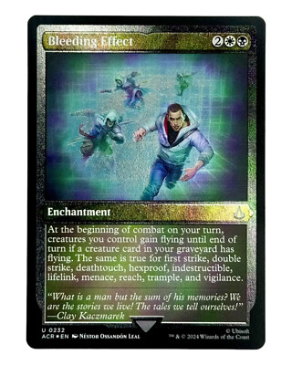 MTG | Bleeding Effect | Assassins Creed | Etched Foil | NM | EN
