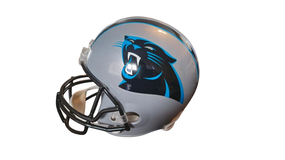 Luke Kuechly Autograph Carolina Panthers  Full Size Helmet JSA COA  - Image 4 of 4