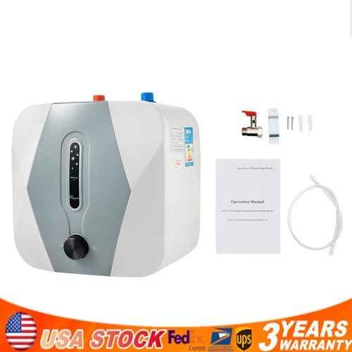 8L 1500W Under Sink Electric Instant Hot Water Heater Mini Small Water Tank - Picture 1 of 17