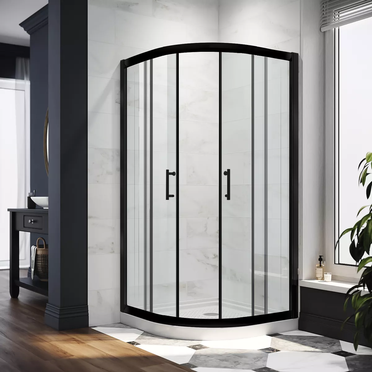Corner 2024 shower stall