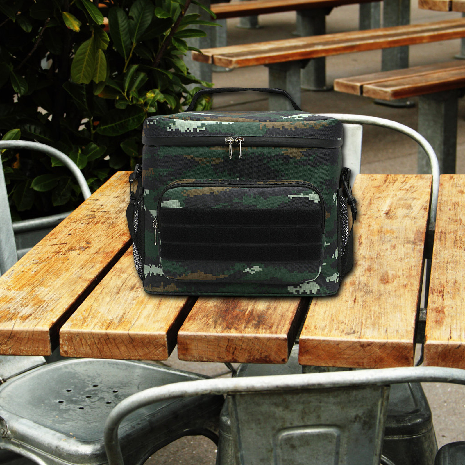 Bento Bag Mesh Pocket Thermal Insulation Camping Bbq Cooling Bag