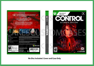 CUSTM REPLACEMENT XBOX CASE NO DISC Control Ultimate Xbox Series X NO GAME