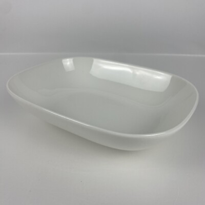 New Extra Large White Ceramic Bowl - Alessi For Delta  - 8'' x 6'' - 044207793