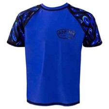 Ron Jon Blue Flame Rash Guard Small