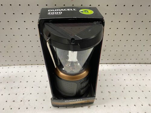 Duracell 2000 Lumen LED TRI Power Solar Rechargable Lantern Lighting - Picture 7 of 8