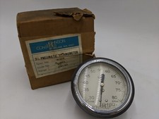 Johnson Control H-5500-2 30-80% Pneumatic Thermometer 3.5"Dia 3PSIG-15PSIG