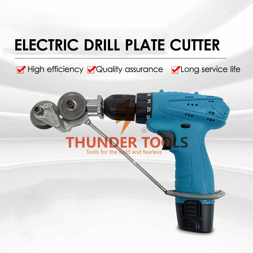 Electric Drill Plate Cutter Drill Attachment Tin Snips Multipurpose