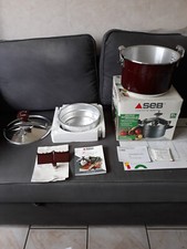 COCOTTE MINUTE NEUVE SEB ROUGE 8 LITRES AVEC SA BOITE