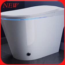 Anzzi Envo Aura 1-Piece Bidet Auto Flush Sensor, Auto Open, Heat Seat, Dryer