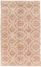 4'1" x 6'9" Vintage Hand Knotted Area Rug Traditional Oriental Wool Carpet