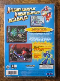 Mega Man X4 (Sega Saturn, 1997) Authentic & No Registration Card!