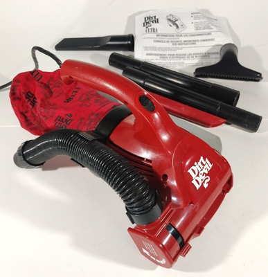 #ad M08230C Dirt Devil Ultra Handheld Vacuum Cleaner With Extra Attachments Works $39.99