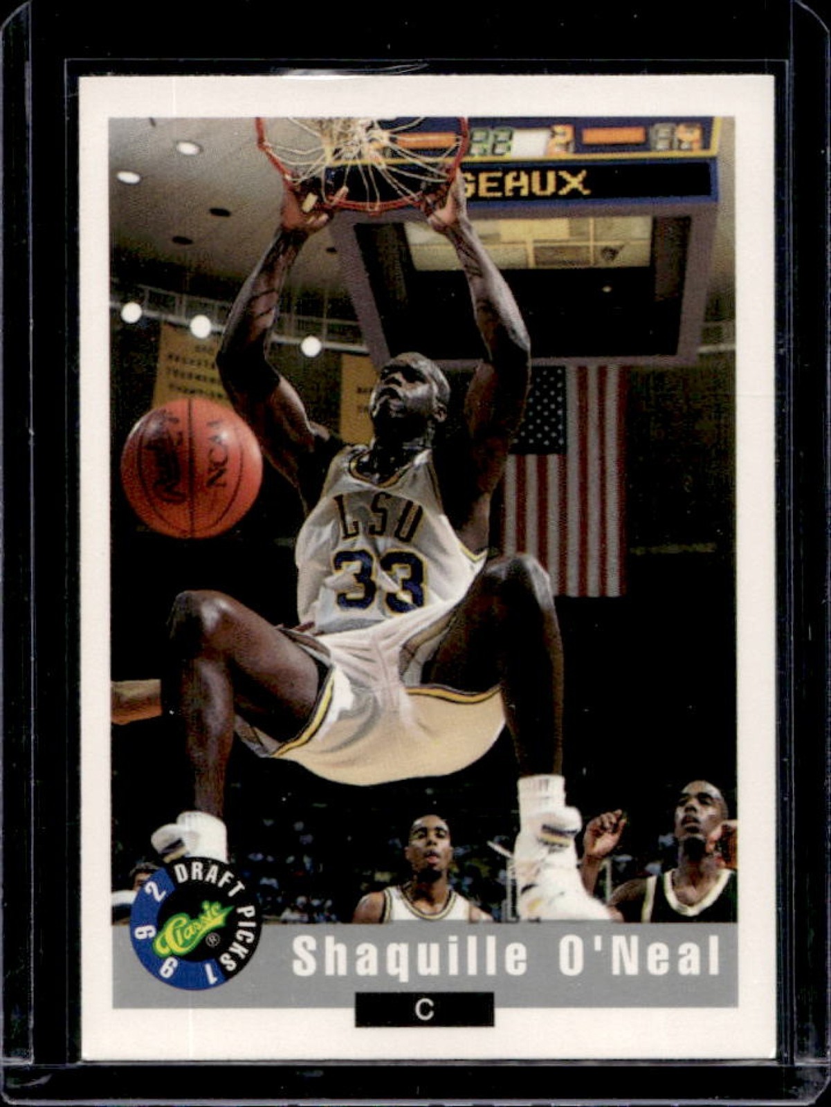 1992-93 Classic Draft Picks Shaquille O'Neal Rookie RC #1