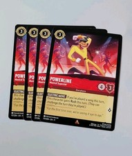 4x Disney Lorcana TCG - Fabled: Powerline 117/204 - Rare - Near Mint