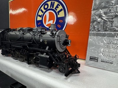 Lionel LEGACY 6-84472 brass hybrid Santa Fe Mikado steam engine