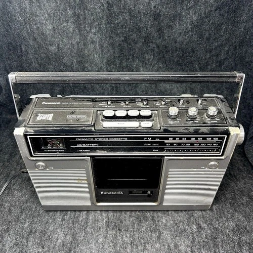 VTG Panasonic RS451S Boombox AM FM Cassette Recorder Japan TESTED WORKS Radio