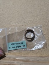 Size 7.5 2007 Idaho State Quarter Ring Handmade Perfect For Anniversary