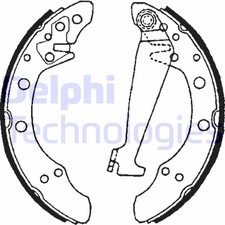 DELPHI BREMSBACKEN SATZ 200mm HINTEN passend für AUDI 100 80 90 A2 COUPE SEAT AR