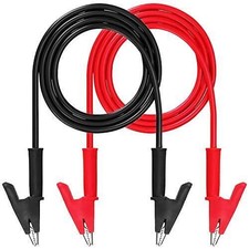 2PCS Alligator Clips Electrical Multimeter Test Leads 1500V/15A Jumper Wires Set