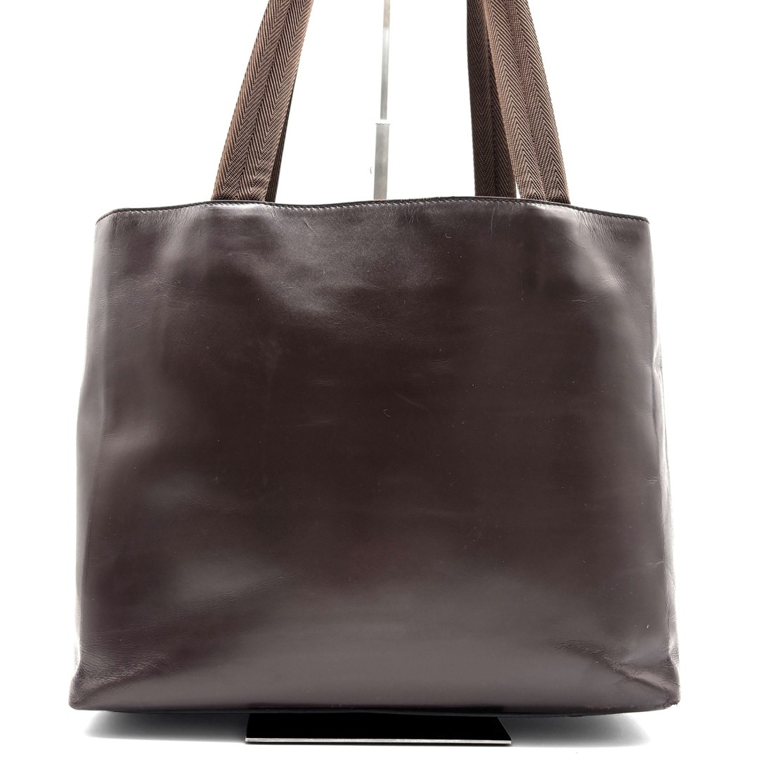 PRADA Tote Bag Logo Cutwork Handbag White Tag Shoulder Carry A4 Compatible Busin thumbnail 3