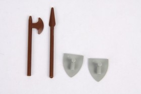 LEGO 6017 King's Oarsmen Castle Pirates Complete 1987 Knight Boat - Excellent!