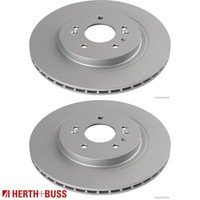2X H+B Bremsscheiben Herth+Buss Jakoparts J3310542 FüR Hyundai