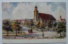 TUCK Artist signed CHARLES FLOWER. Old New York, Middle Church 1751 (51)